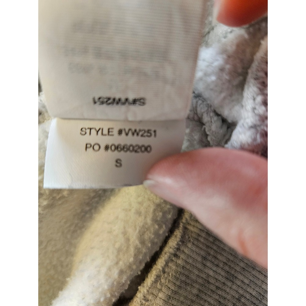 Vuori Restore Hoodie Heather Gray Full Zip Organic Cotton Sweatshirt Small - Picture 9 of 12